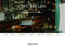 Tablet Screenshot of cafewelling.nl